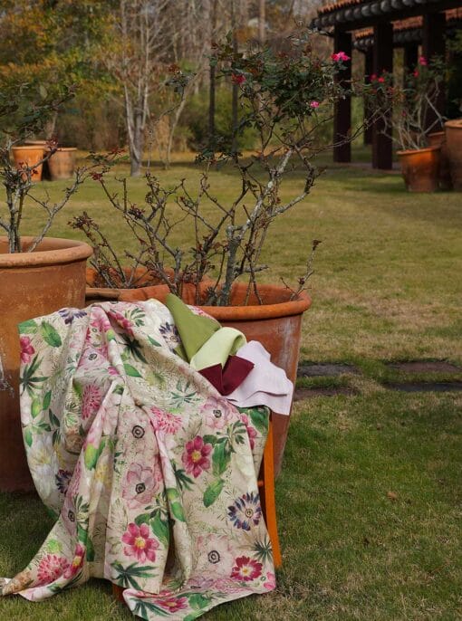 Mantel de lino "La Vie En Rose" - Imagen 3
