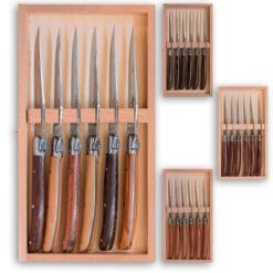 cuchillos para carne madera laguiole