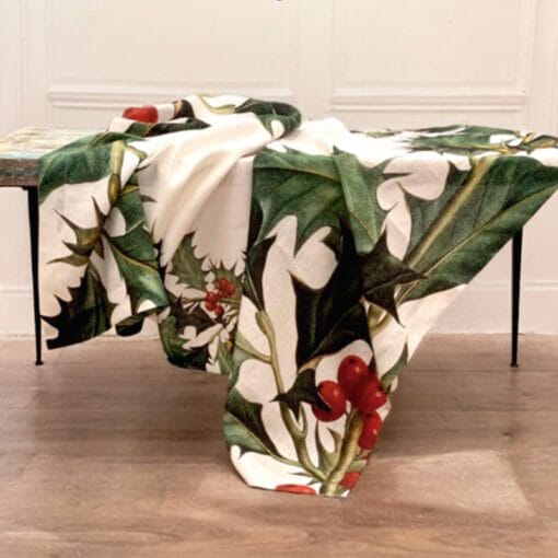 Mantel de lino Ilex