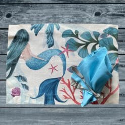 Alternative view of Set de 4 individuales Sirena