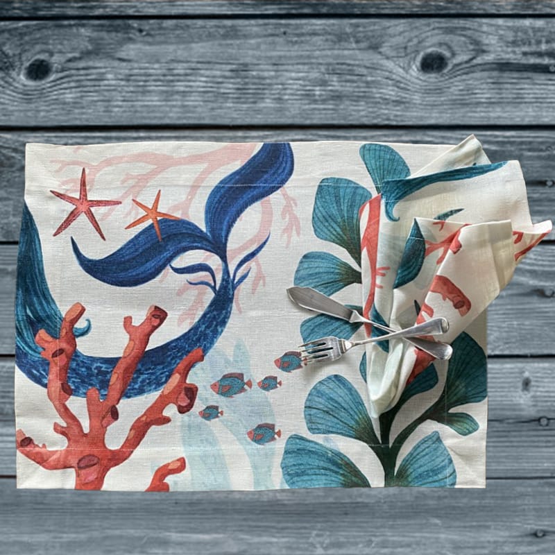 Set de 4 individuales Sirena - Imagen 4