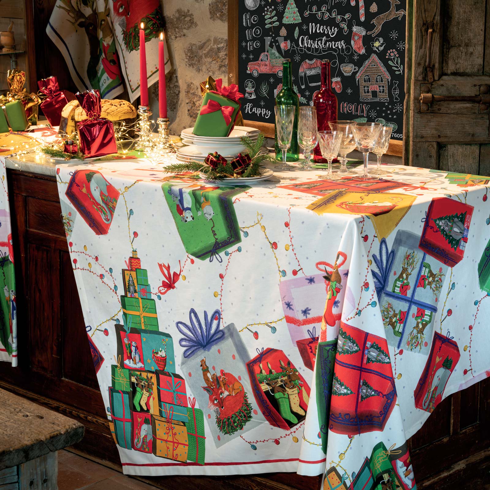 mantel sweetfox cotone - la Bottega di Casa