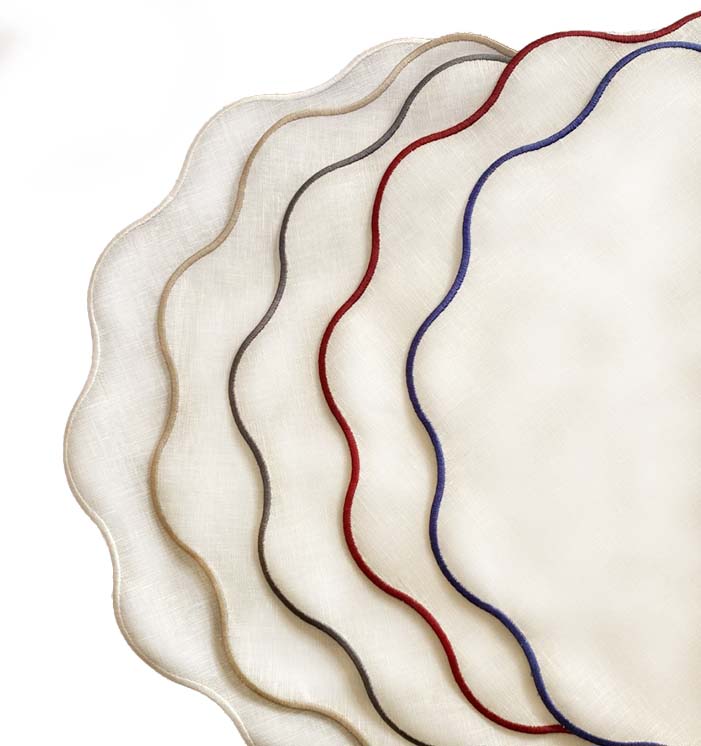 tovagliette Onda - Panna - La Bottega di Casa