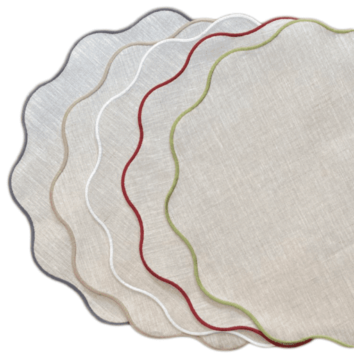 Individual plastificado Onda - grezzo - Redondo - Imagen 2
