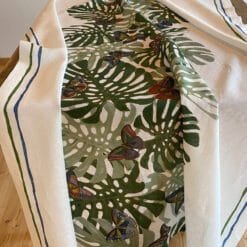 Mantel de lino Mariposas