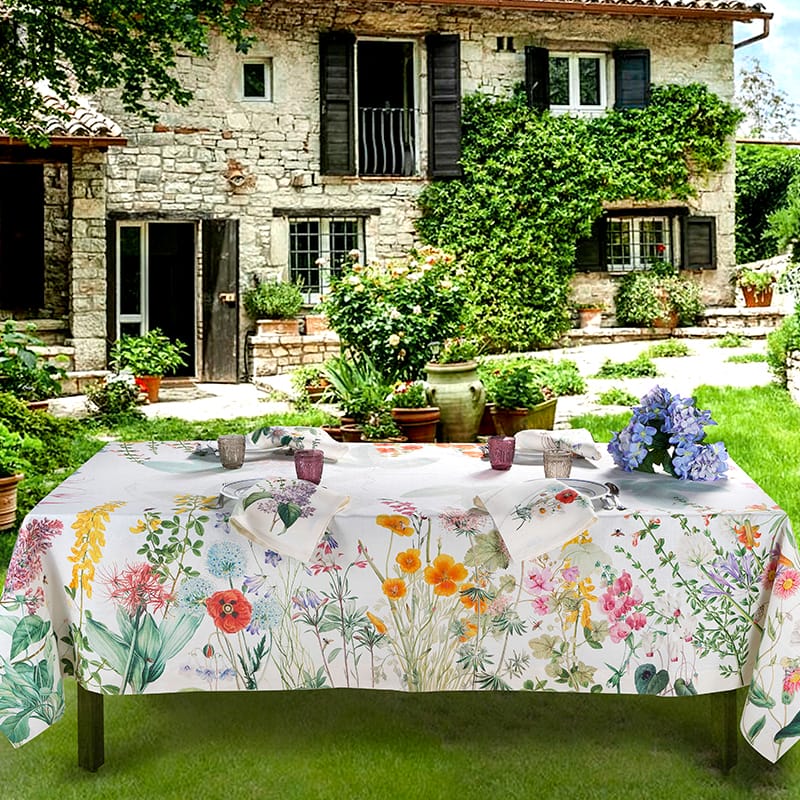 Mantel de lino Spring