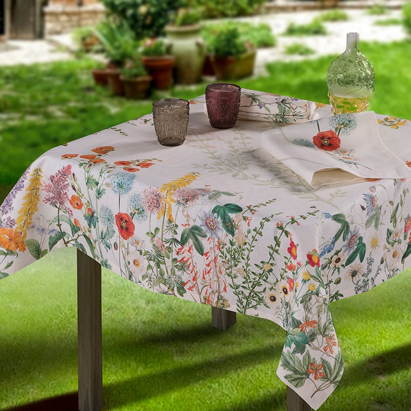 Mantel de lino Spring