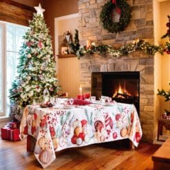 Mantel de lino Jingles