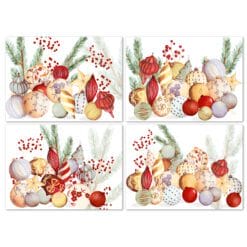 Set de 4 individuales Jingles