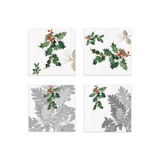 Set de 4 servilletas Ilex