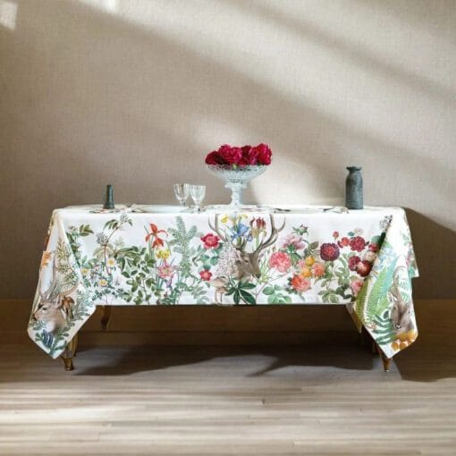 Mantel de algodón Cervi