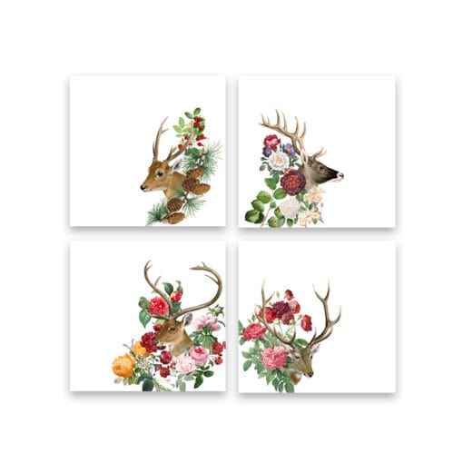 Set de 4 servilletas Cervi