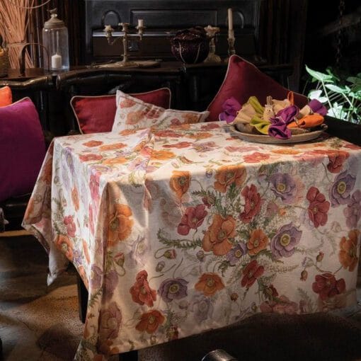 Mantel de lino Poppy