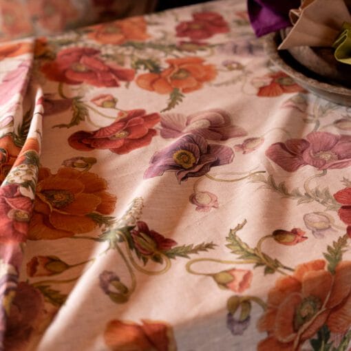 Mantel de lino Poppy