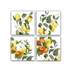 Set de 4 servilletas Amalfi