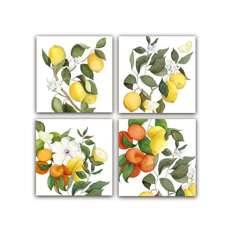 Set de 4 servilletas Amalfi