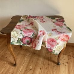 Mantel de lino Rosas