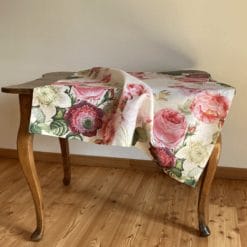 Mantel de lino Rosas