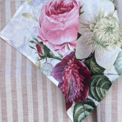 Alternative view of Servilleta de lino Rosas