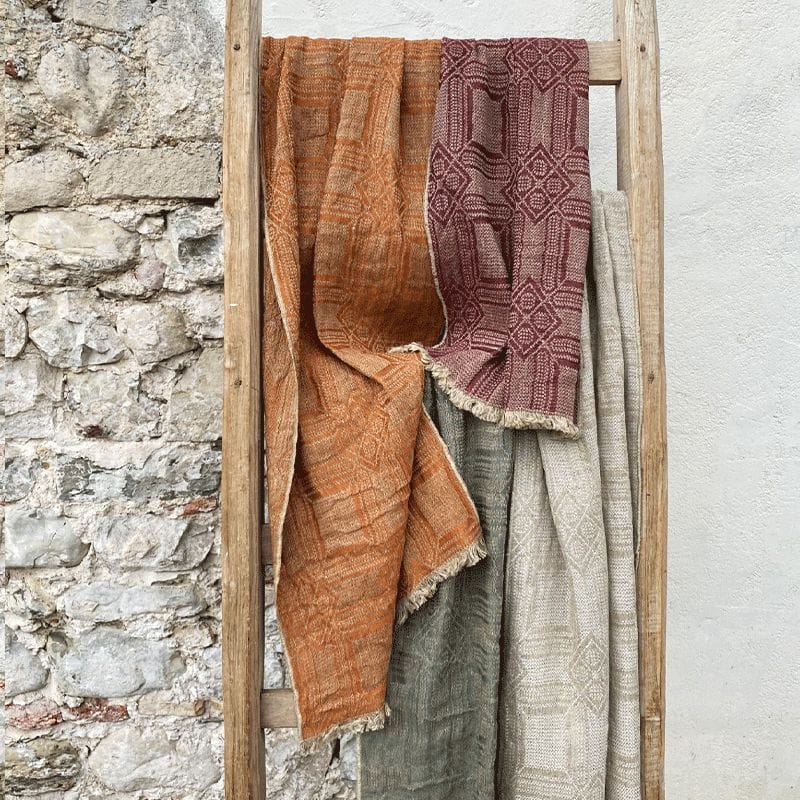 Mantel de cáñamo y algodón Intersezioni