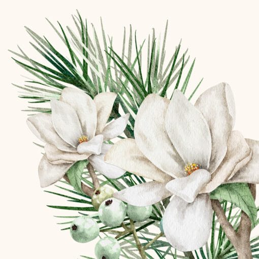 Servilletas de lino Magnolia Blanca - Imagen 3