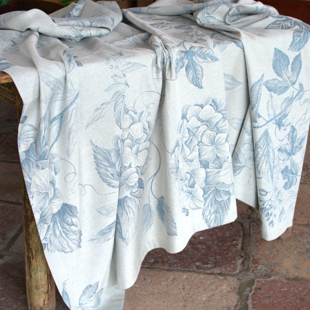 Mantel de mistolino - Hortensias - Imagen 2