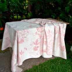 Mantel de mistolino - Hortensias