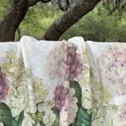 Mantel de lino Hortensias