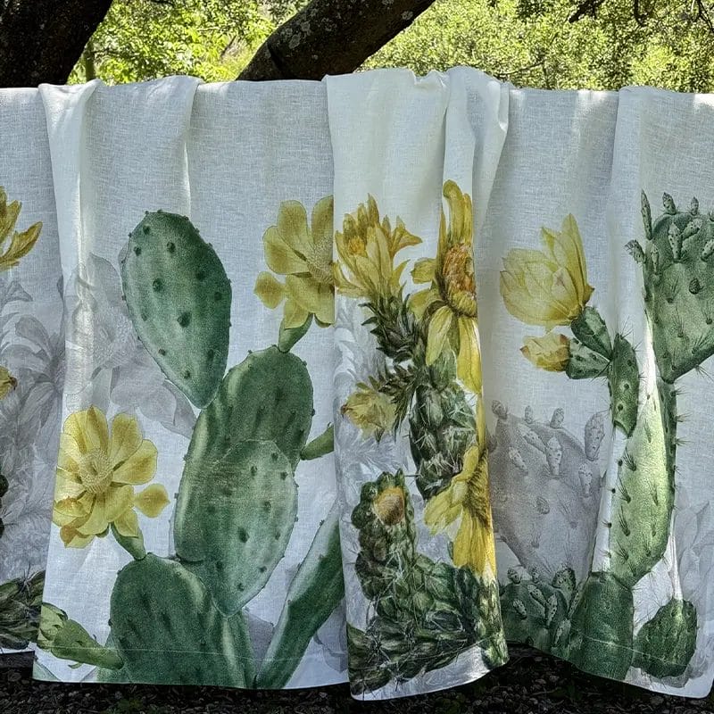 Mantel de lino Nopal