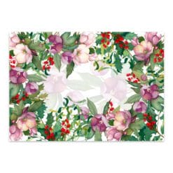 Mantel de lino Helleborus