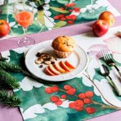 Set de 4 individuales Helleborus