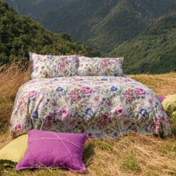 Juego de funda de edredón de algodón Grace