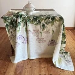 Mantel de lino Datura Rosa