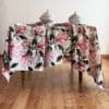 Mantel de lino Magnolia Rosa Allover