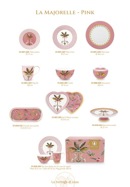 Vajilla de porcelana La Majorelle Pink - Imagen 3