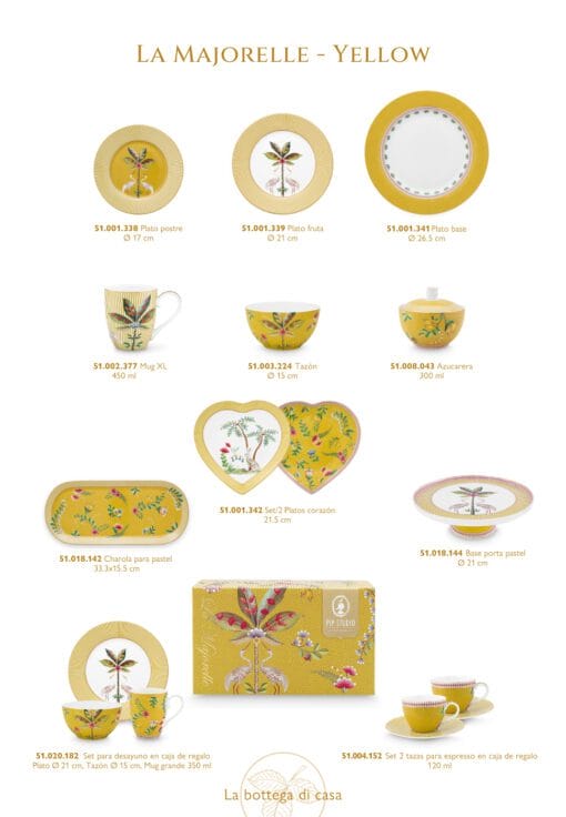 Vajilla de porcelana La Majorelle Yellow - Imagen 3