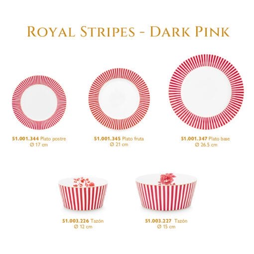 Vajilla de porcelana Royal Stripes - Imagen 4