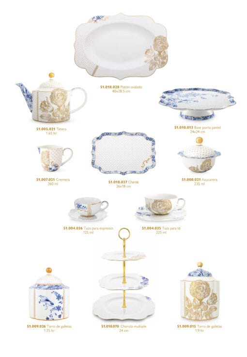 Vajilla de porcelana Royal White - Imagen 4