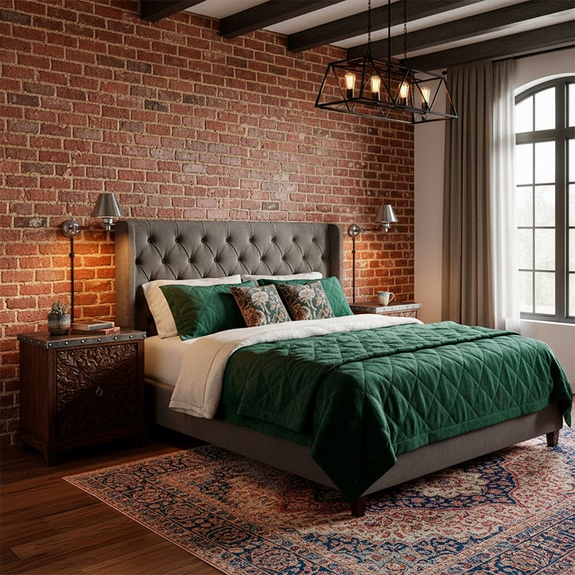 Arbotante de brazo de madera