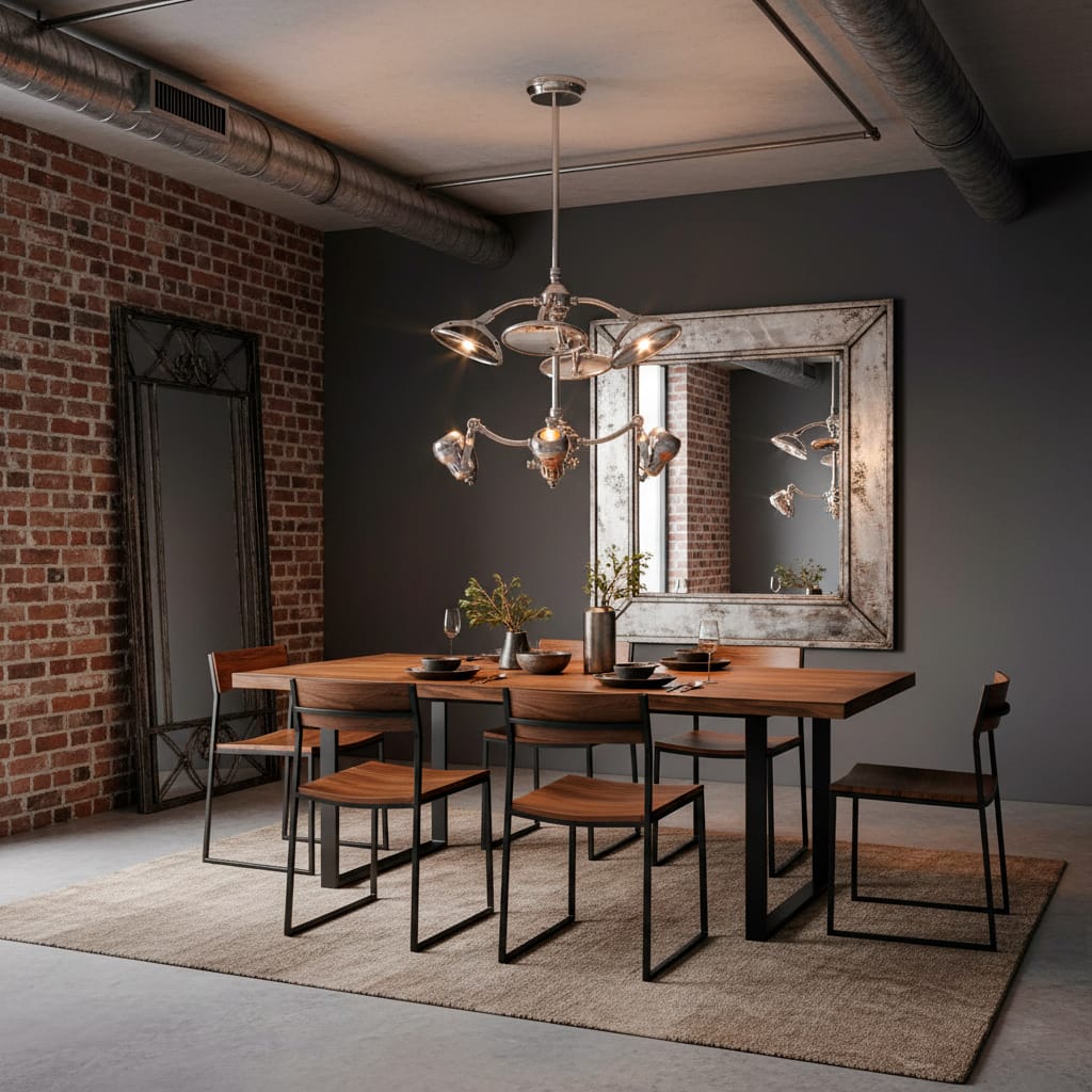 Candelabro de espejos